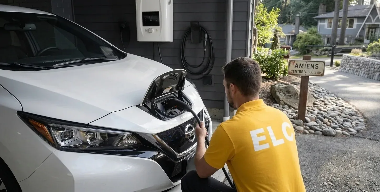 Borne de recharge IRVE à Montreuil