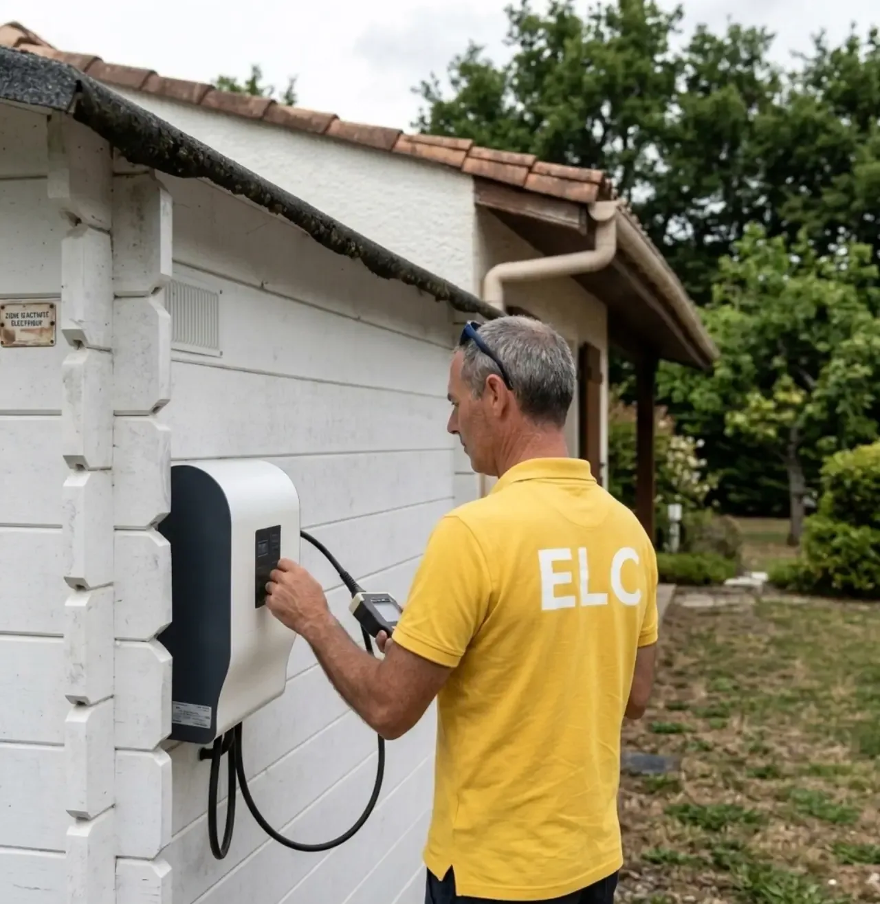 Borne de recharge IRVE à Montreuil